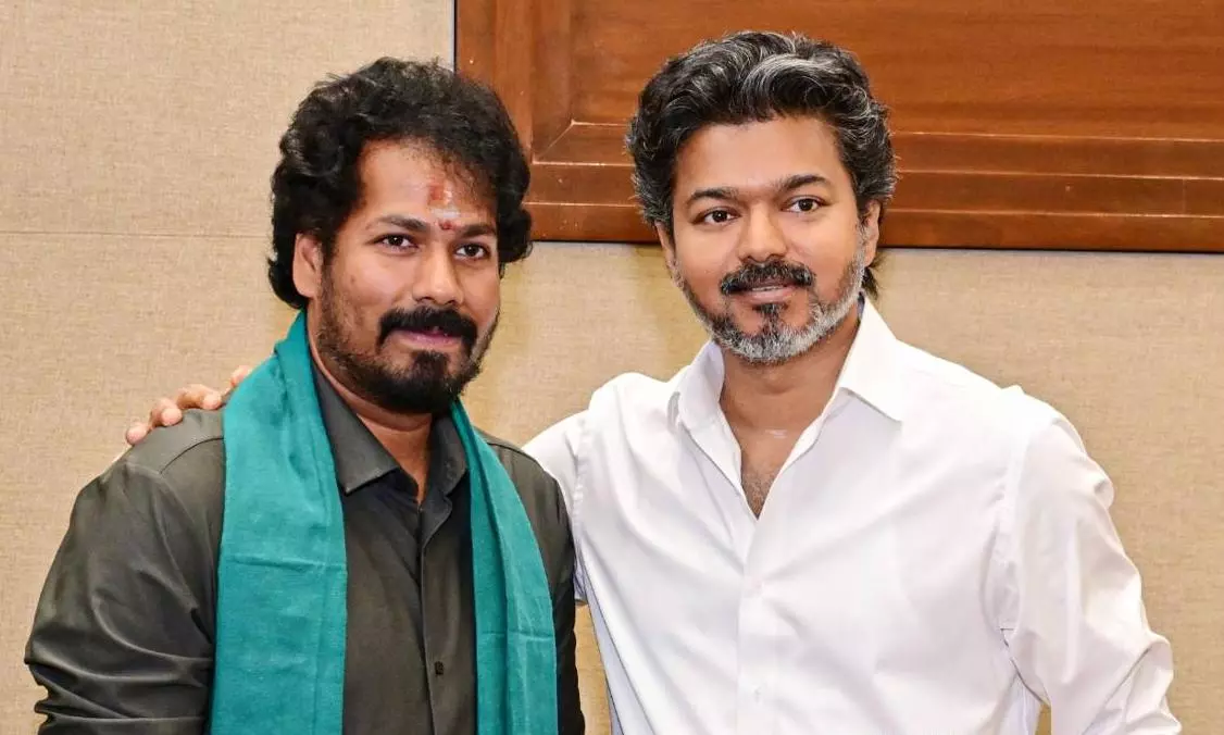 Vijay, Vinoth present agri budget for Tamil NAdu Vijay, Vinoth present agri budget for Tamil NAdu