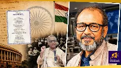 Historian Salil Misra during an interview discussing the history and law surrounding Vande Mataram. Historian Salil Misra during an interview discussing the history and law surrounding Vande Mataram.