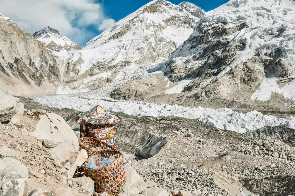 One of the concerns in recent years has been the increasing waste dump on the worlds highest peak. Photo: iStock One of the concerns in recent years has been the increasing waste dump on the worlds highest peak. Photo: iStock