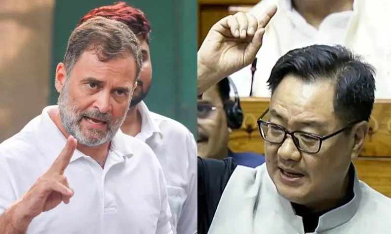 Rahul Gandhi Kiren Rijiju Rahul Gandhi Kiren Rijiju