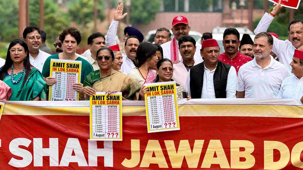 Opposition MPs protest on Parliament premises