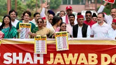 Opposition MPs protest on Parliament premises