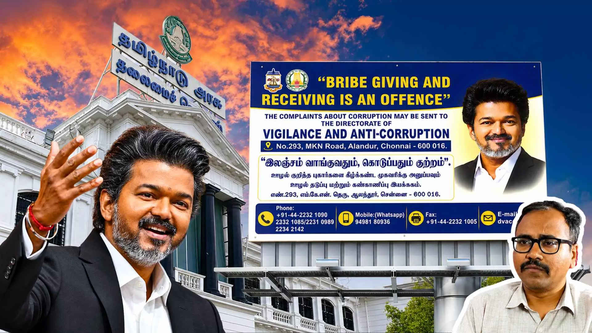 Jayaram Venkatesan of Arappor Iyakkam on level of corruption in Vijays Tamil Nadu government Jayaram Venkatesan of Arappor Iyakkam on level of corruption in Vijays Tamil Nadu government