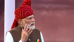 Narendra Modi, Red Fort