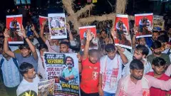 Jharkhand recruitment row: Job aspirants take out Tiranga Yatra in Ranchi
