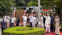Flag hoisting at AICC headquarters