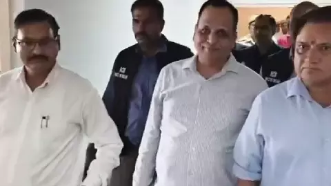 Former Delhi minister Satyendar Jain produced in court in DJB scam case Former Delhi minister Satyendar Jain produced in court in DJB scam case