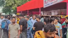 Students protest in Patna Students protest in Patna