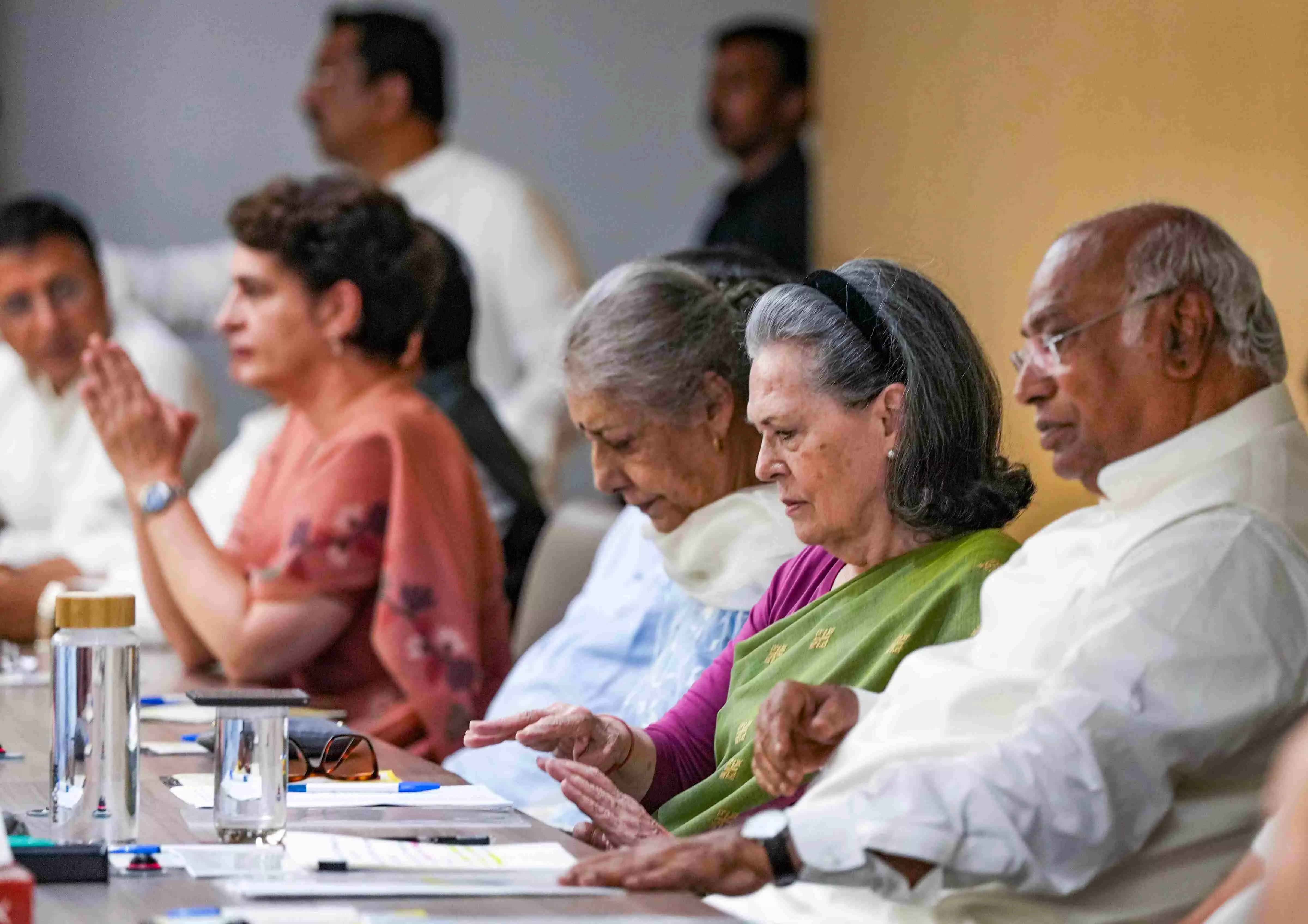 Congress Working Committee meeting at the AICC headquarters Congress Working Committee meeting at the AICC headquarters