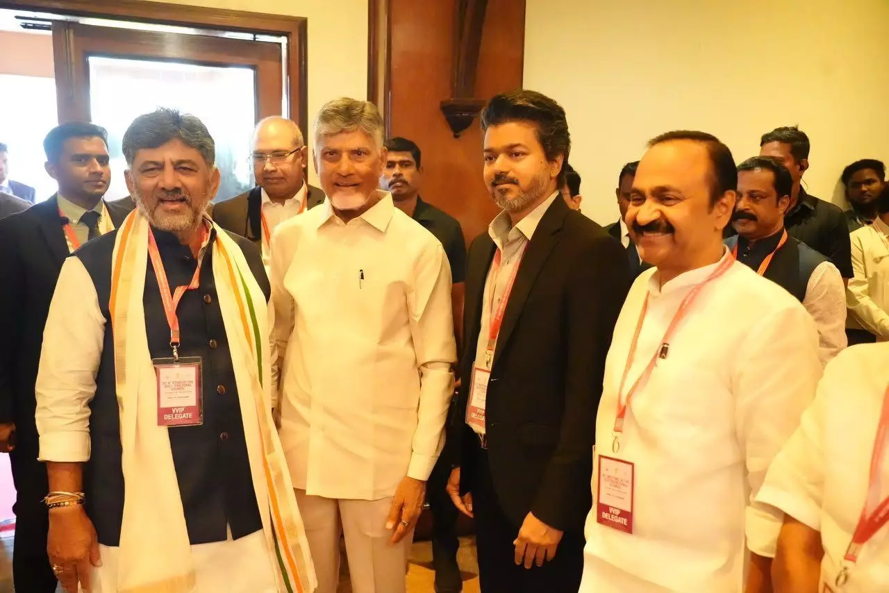 South’s economic weight must match its political voice: Shivakumar at CMs’ meet South’s economic weight must match its political voice: Shivakumar at CMs’ meet