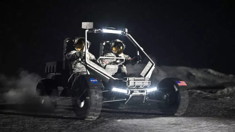 Artists concept of NASAs lunar terrain vehicle. Photo: NASA