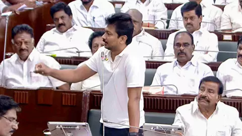 LoP in the Tamil Nadu Assembly Udhayanidhi Stalin LoP in the Tamil Nadu Assembly Udhayanidhi Stalin