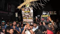 protest in Ranchi