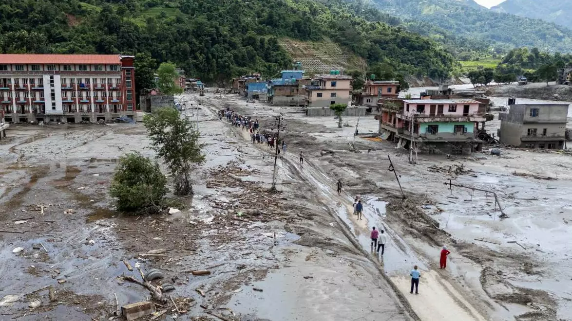 Scientists probe glacial collapse, ice-rock avalanche behind Nepal floods