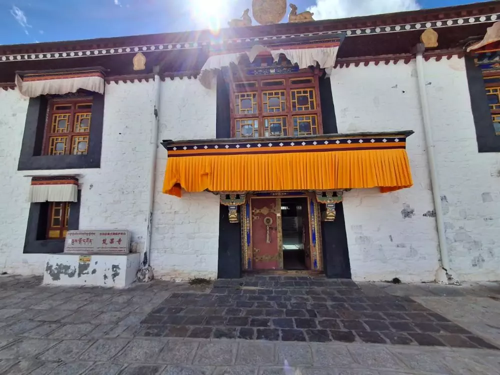 The monastery near the writers hotel in Mansarovar. Photo: Jayanthi Madhukar The monastery near the writers hotel in Mansarovar. Photo: Jayanthi Madhukar