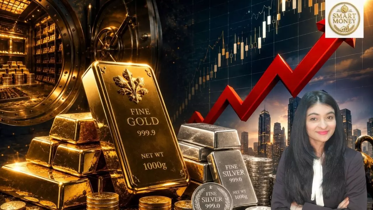 Gold and silver investment comparison graphic