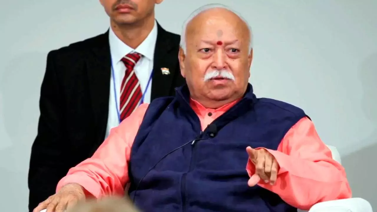 Mohan Bhagwat in the US: PTI