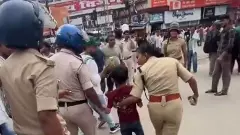 Six-year-old Bihar boy stages dharna over police excesses against parents Six-year-old Bihar boy stages dharna over police excesses against parents