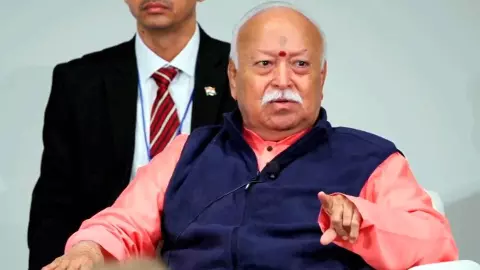 Mohan Bhagwat in the US: PTI Mohan Bhagwat in the US: PTI