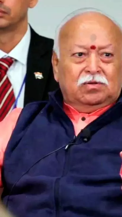 Mohan Bhagwat in the US: PTI Mohan Bhagwat in the US: PTI