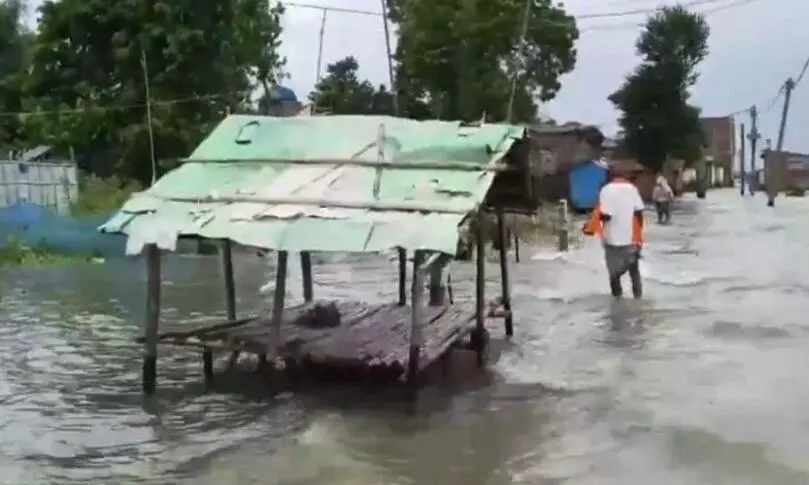 Flood situation in Bhagalpur, Bihar Flood situation in Bhagalpur, Bihar
