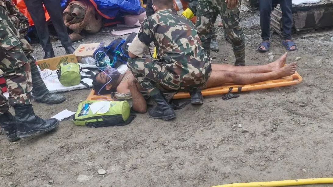 LIVE: A second life: Nine days later, 2 rescued from Nepal hydropower tunnel