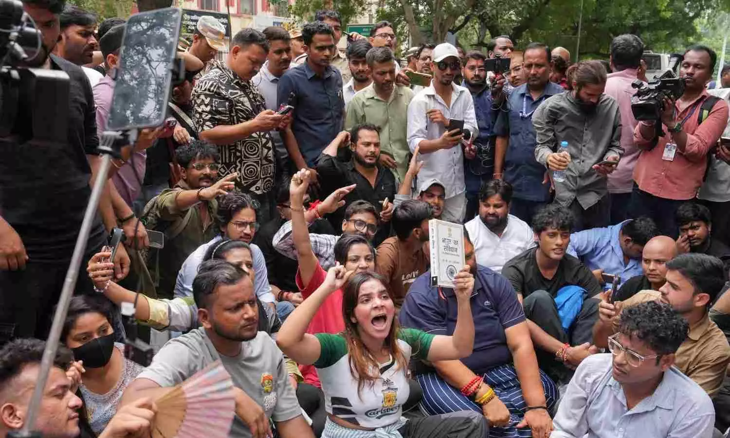 CJP protest in New Delhi CJP protest in New Delhi
