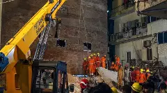 Satya Niketan building collapse in Delhi
