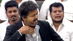 Tamil Nadu Chief Minister Vijay speaks during the state Legislative Assembly session