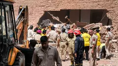 Delhi building collapse