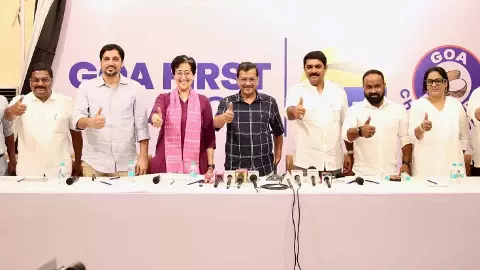 AAP-GFP alliance puts Congress on back foot ahead of 2027 Goa elections AAP-GFP alliance puts Congress on back foot ahead of 2027 Goa elections