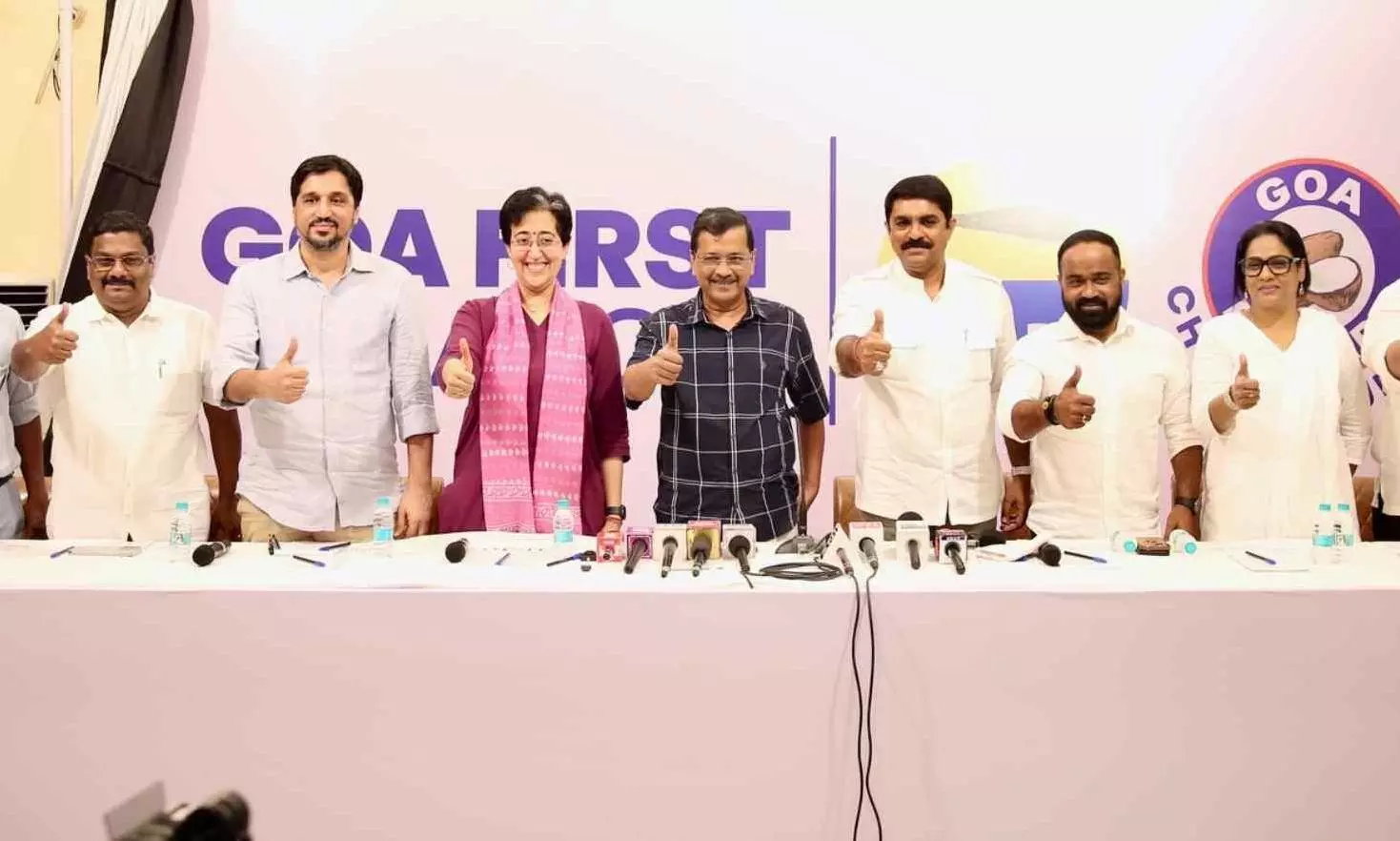 AAP, Goa Forward Party announce ‘Goa First’ alliance for 2027 Assembly elections AAP, Goa Forward Party announce ‘Goa First’ alliance for 2027 Assembly elections