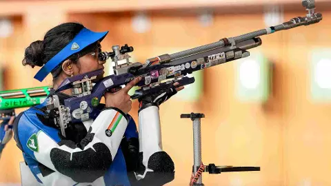 Asian Games: India win first medal, bag silver in women’s 10m air rifle team event Asian Games: India win first medal, bag silver in women’s 10m air rifle team event