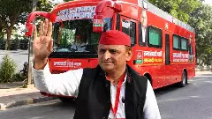 Akhilesh Yadav PDA Rath Yatra Akhilesh Yadav PDA Rath Yatra