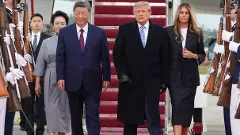 Xi says US, China should be partners, not rivals, after airport welcome by Trump Xi says US, China should be partners, not rivals, after airport welcome by Trump