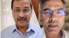 Parvesh Verma Arvind Kejriwal Parvesh Verma Arvind Kejriwal