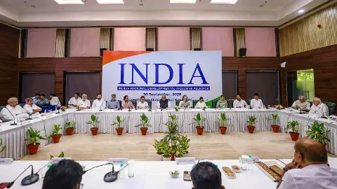 INDIA bloc meeting in Delhi INDIA bloc meeting in Delhi