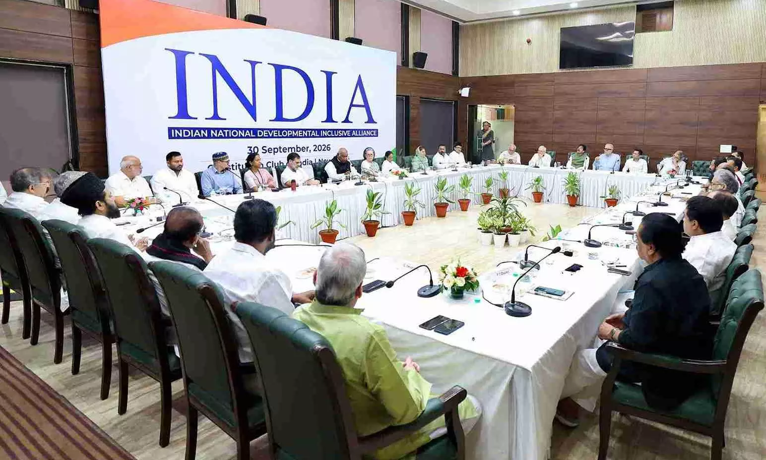 INDIA bloc meet: Kharge seeks SIR rollback, return to ballot papers, CEC’s removal INDIA bloc meet: Kharge seeks SIR rollback, return to ballot papers, CEC’s removal