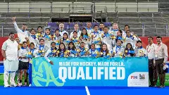 Indian gold-winning womens hockey team Indian gold-winning womens hockey team