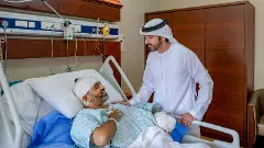 Captain Smit Machchhar (left), Dubai Crown Prince