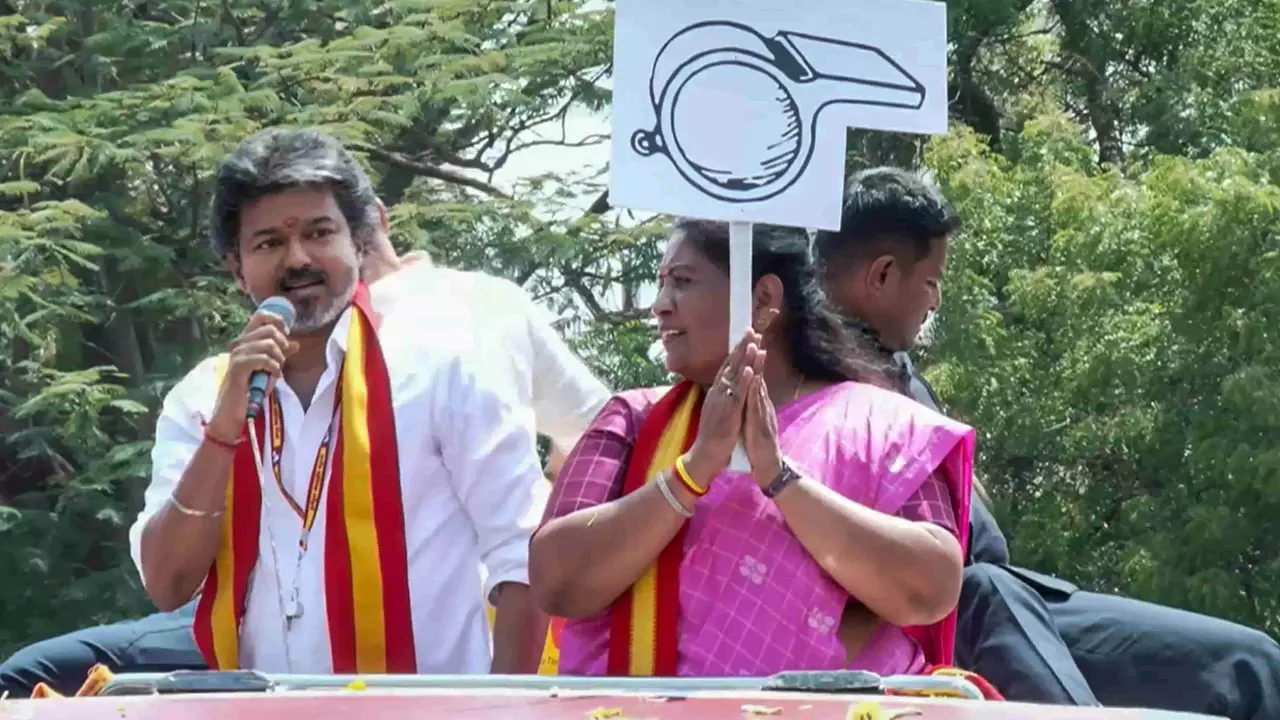 Tamil Nadu Chief Minister C Joseph Vijay