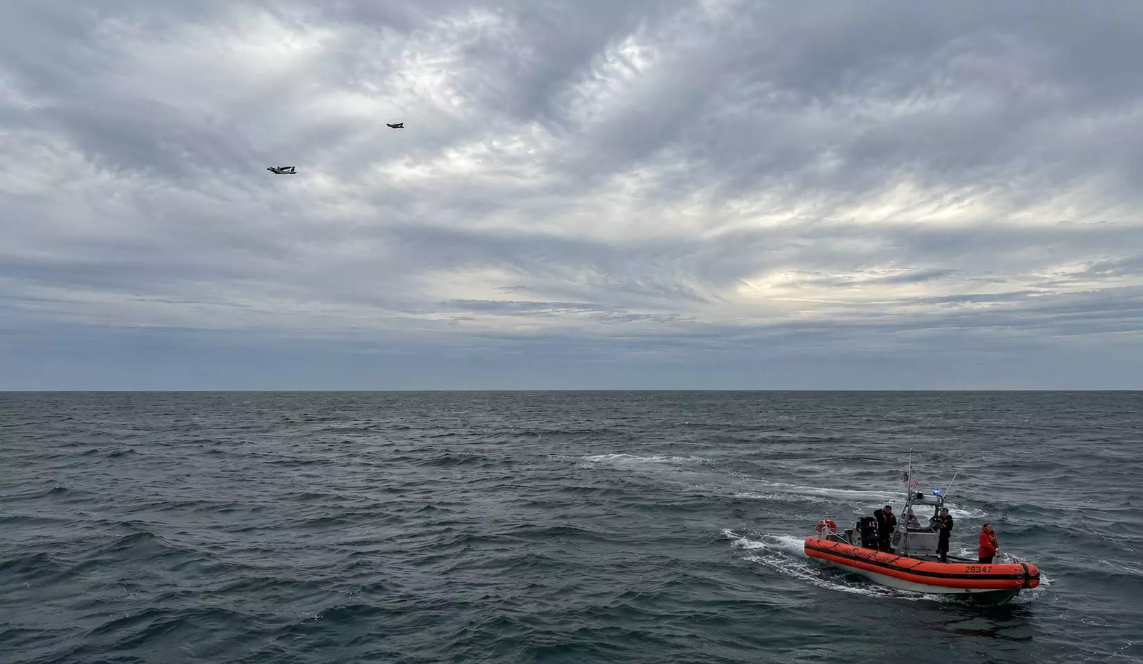 Search operation by US Coast Guard Search operation by US Coast Guard