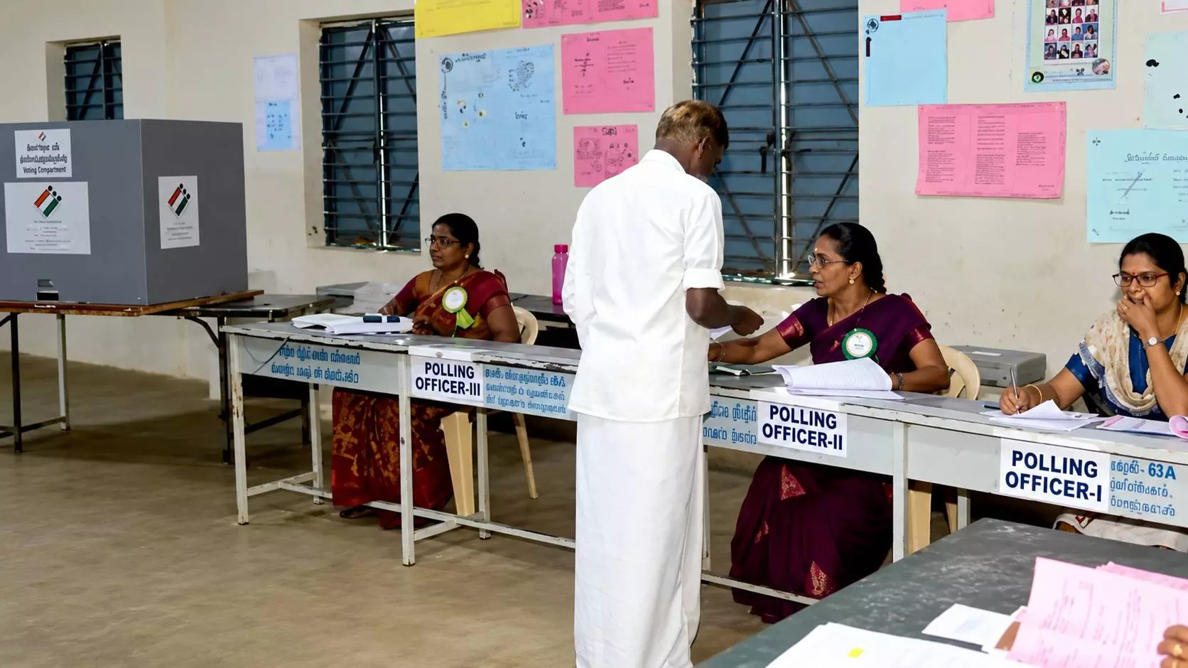 Polling in Madurantakam seat Polling in Madurantakam seat