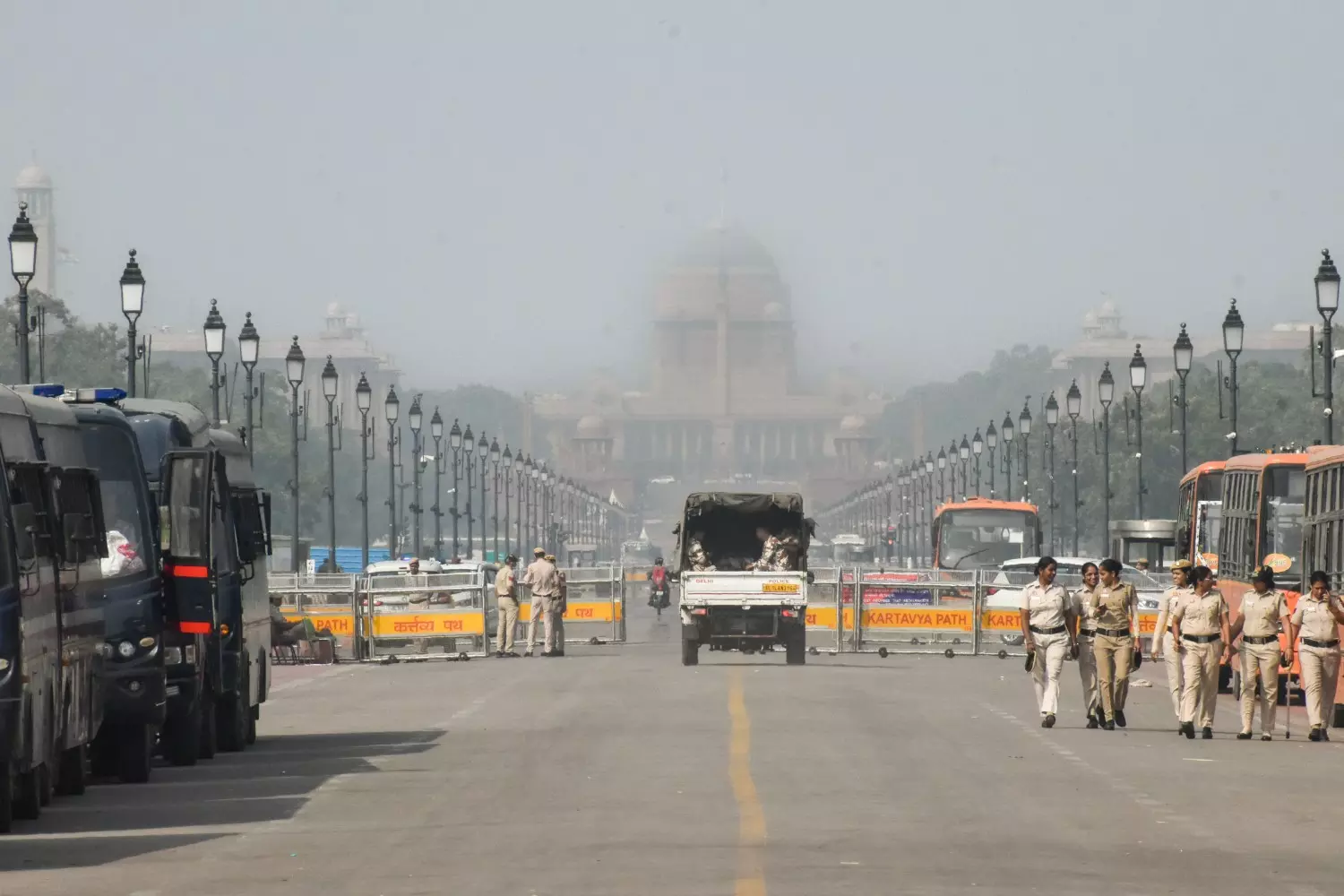 Delhi Police, CJP protest