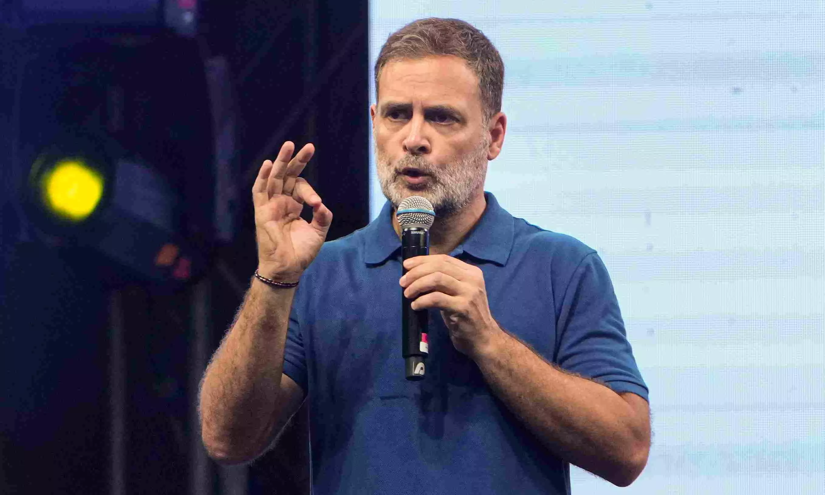 Chhatron ki Goonj: Rahul Gandhi accuses Modi, Shah of attacking democracy, Tamil culture Chhatron ki Goonj: Rahul Gandhi accuses Modi, Shah of attacking democracy, Tamil culture