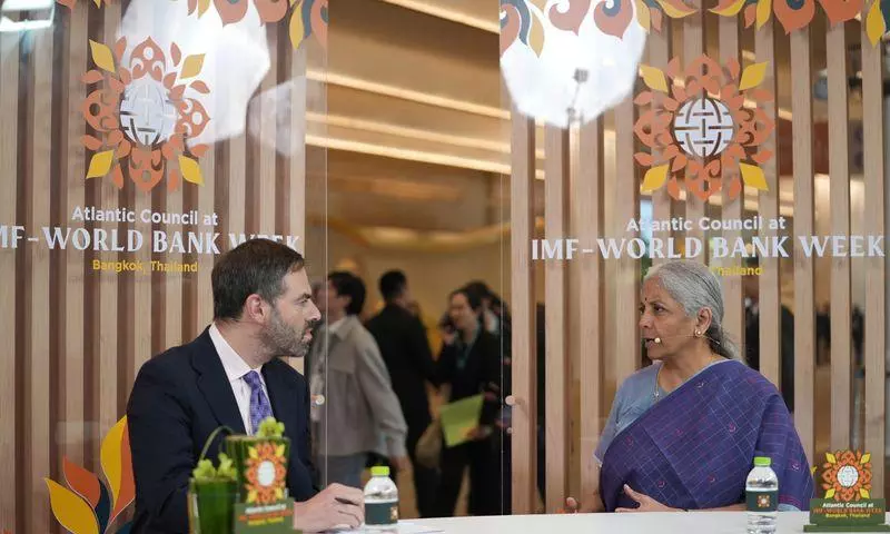 Michael Kugelman (left), Nirmala Sitharaman Michael Kugelman (left), Nirmala Sitharaman