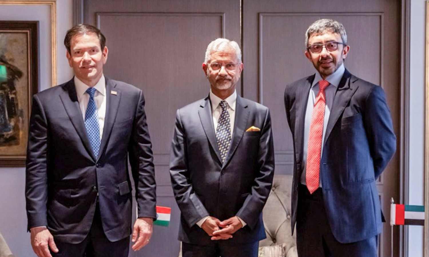 Mumbai: Jaishankar, Rubio, Al Nahyan discuss energy security, economic priorities