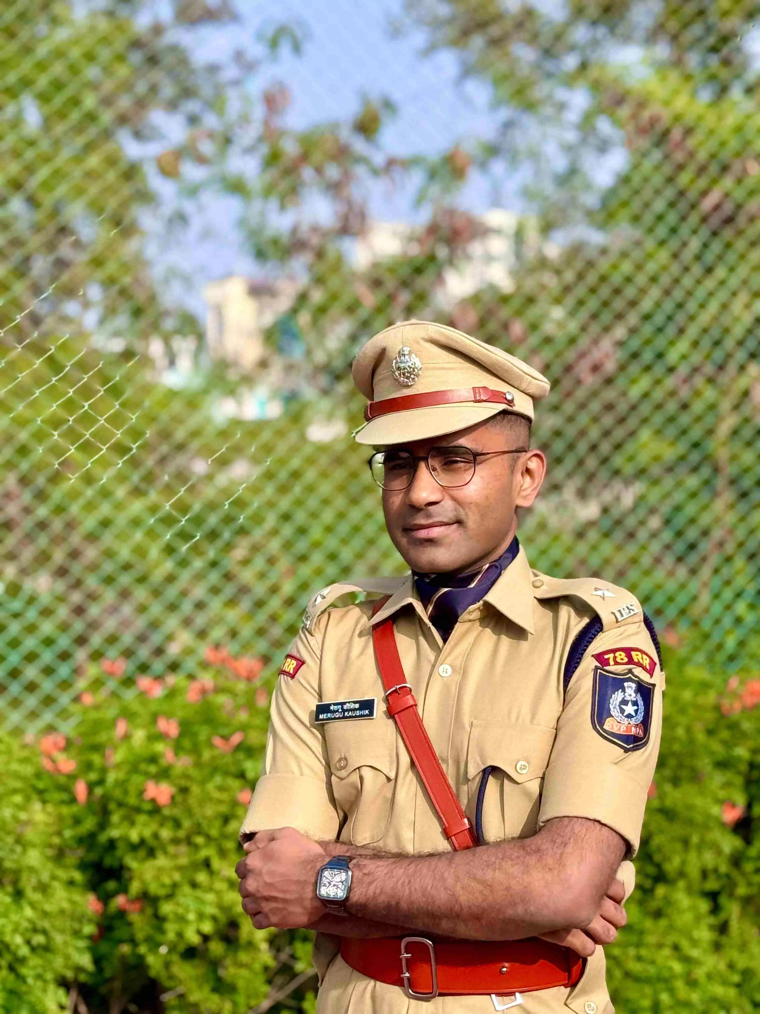 IPS officer Merugu Kaushik decided he would first secure a career and then prepare for the competitive exam.