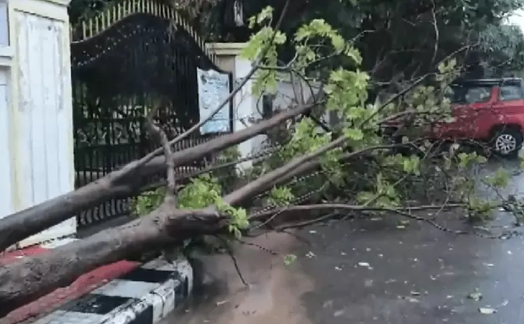 Cyclone Arnab practically stationary, landfall process to continue for 2-3 hours, says IMD Cyclone Arnab practically stationary, landfall process to continue for 2-3 hours, says IMD