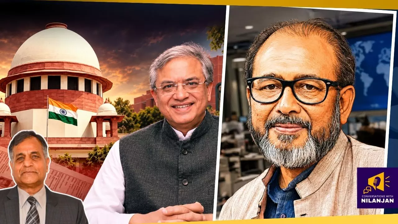 Ashok Lavasa, former Election Commissioner of India, joins Nilanjan Mukhopadhyay Ashok Lavasa, former Election Commissioner of India, joins Nilanjan Mukhopadhyay